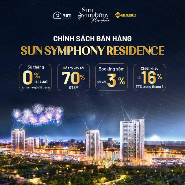 Chính sách bán hàng và giỏ hàng độc quyền căn hộ Sun Symphony Đà Nẵng