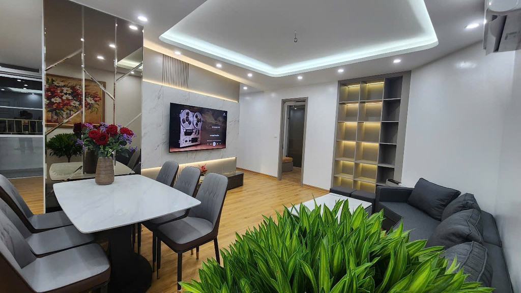 (Tin thật 100%) CH 97m2 x 3PN có lốt ô tô CC An Sinh - Mỹ Đình - BC hướng Đông - Nội thất 500 triệu