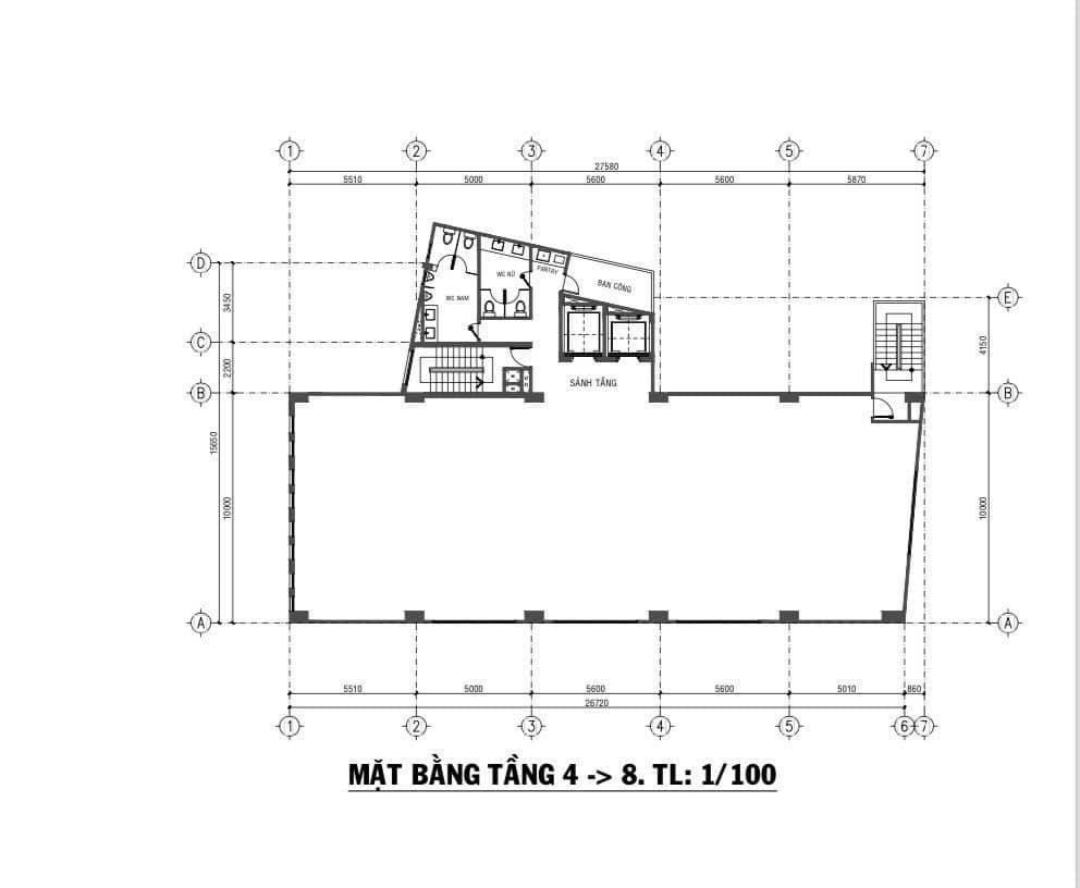 BDS HVL Cho thuê văn phòng tòa nhà 173 Trần não , quận 2