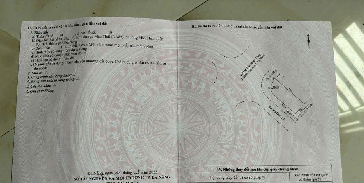 📌📌📌LÀM VIỆC TRỰC TIẾP GIÁ TỐT !!! Bán đất Trần Nhân Tông, Mân Thái