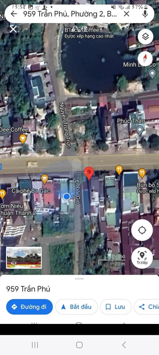 Bán đất tặng nhà đường Trần Phú, Bảo Lộc