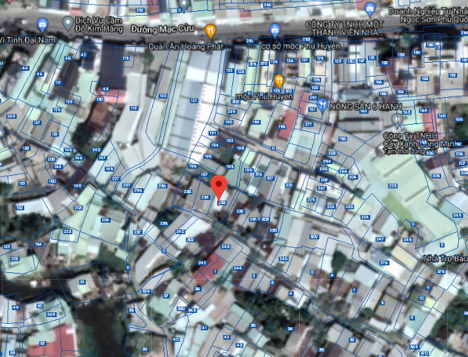 Bán  đất thổ cư 149.5m² , giá 4 tỷ tại đường Trần Phú, Thị trấn Dương Đông, Thành phố Phú Quốc, Kiên Giang