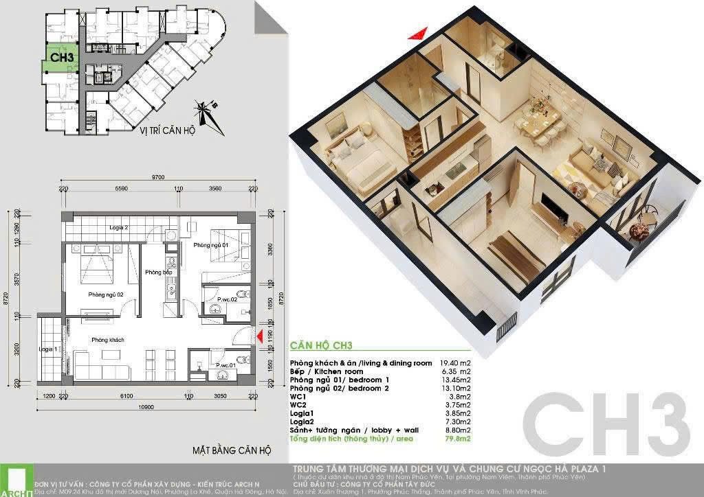 NGỌC HÀ DIAMOND – CĂN HỘ 2PN2WC “3 DỄ”: DỄ MUA – DỄ BÁN – DỄ SINH LỜI