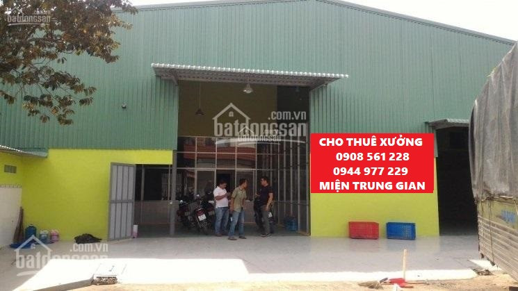 Nhà xưởng cho thuê đường trần thị cờ phường thới an quận 12 dt: 800m giá 50 triêu/tháng lh: 0908561228