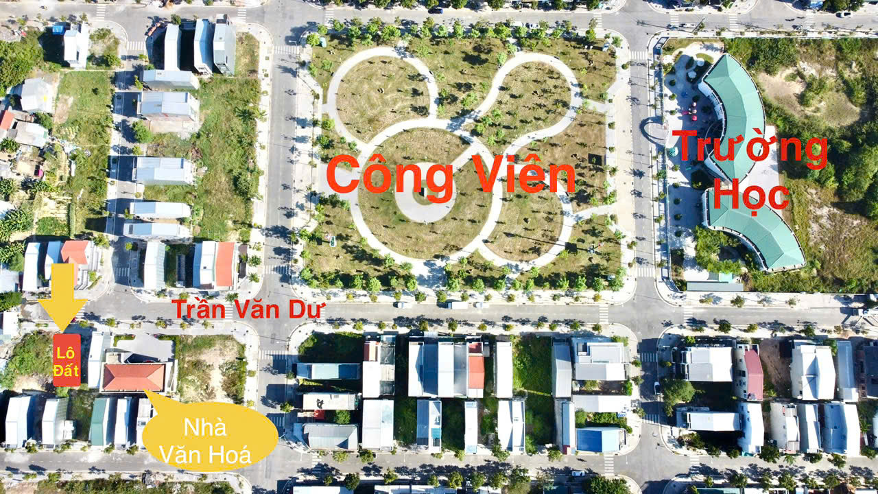 🔥🔥🔥 BÁN LÔ ĐẤT MẶT TIỀN TRẦN VĂN DƯ – SÁT NHÀ VĂN HÓA