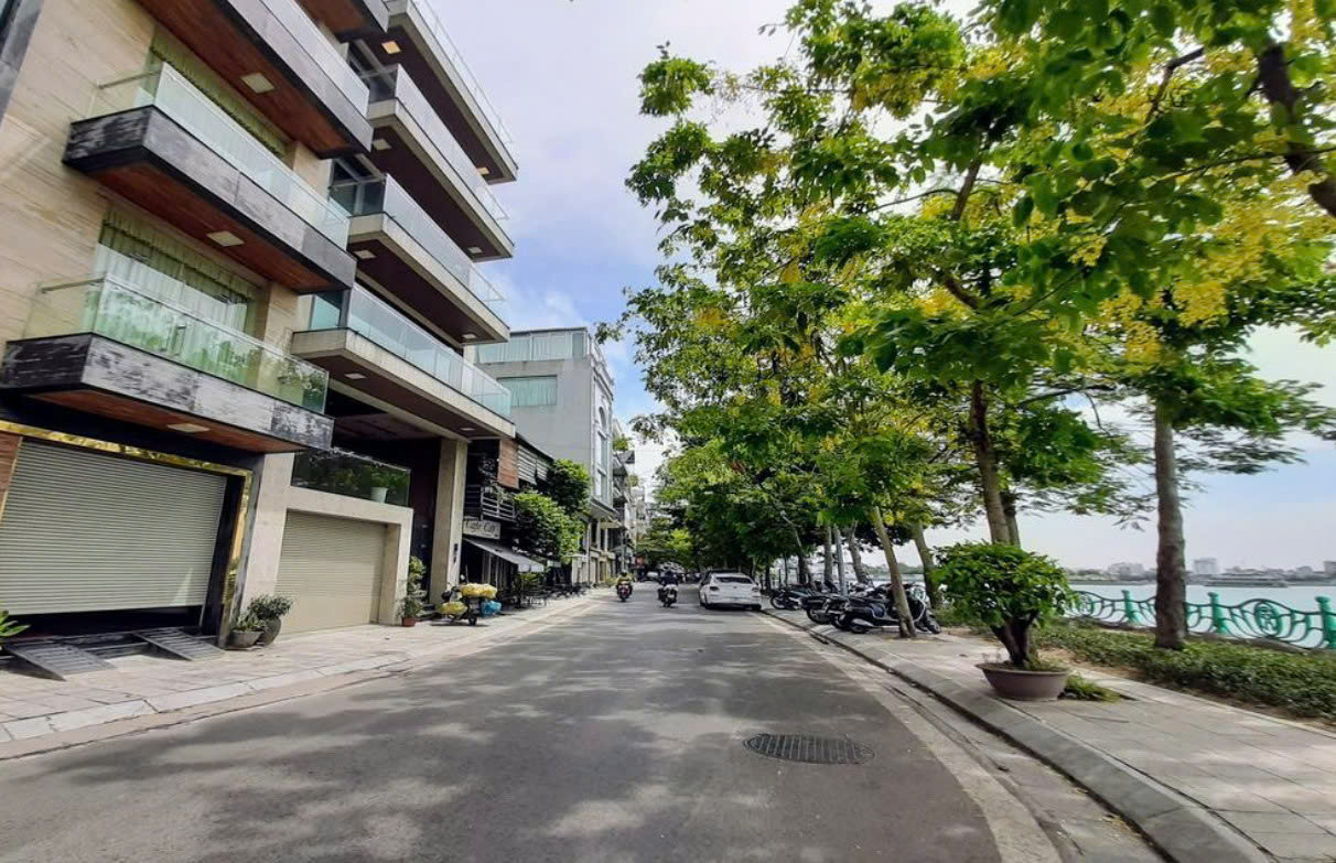 BÁN NHÀ MẶT PHỐ TRÍCH SÀI, TÂY HỒ - LÔ GÓC 64M - MT 6M - THANG MÁY - VIEW HỒ TÂY - 64 TỶ