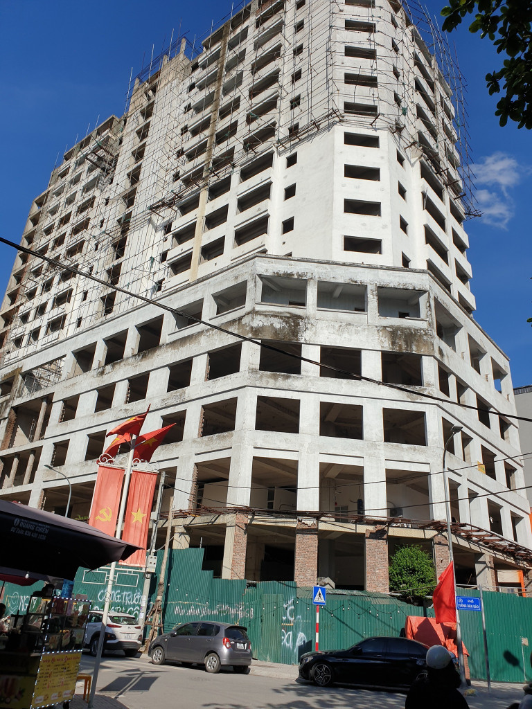 CHUYỂN NHƯỢNG DỰ ÁN TÒA NHÀ MẶT ĐƯỜNG TRIỀU KHÚC.2.539M2 - 18 TẦNG. LÔ GÓC.