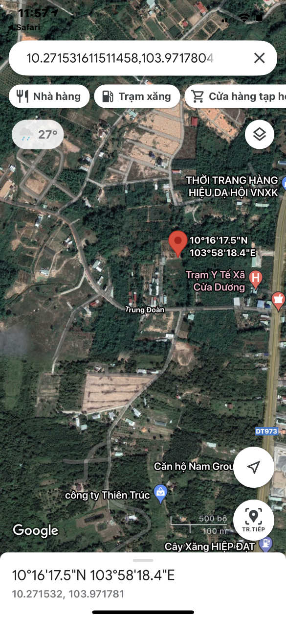 Bán  đất thổ cư 4057.1m² , giá 20.3 tỷ tại đường Trung Đoàn, Xã Cửa Dương, Thành phố Phú Quốc, Kiên Giang