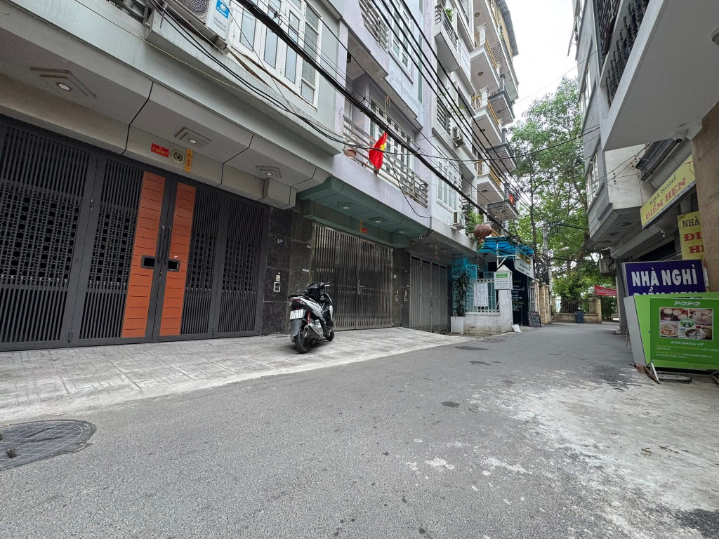 Bán nhà Ô tô tránh Phố Trung Kính 74m/6Tầng, MT 4.5m 23 Tỷ, Ngõ thông,K.Doanh tốt