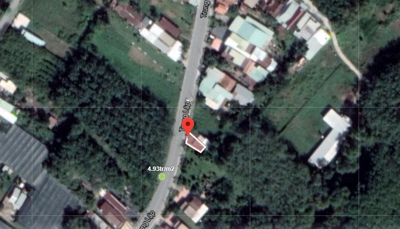 Bán  đất thổ cư 80.4m² tại đường Trung Lập, Xã Phú Mỹ Hưng, Huyện Củ Chi, TP. Hồ Chí Minh giá 800 triệu