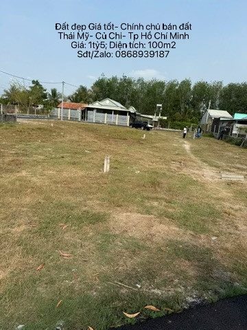 Cần bán đất gấp 110m2, sổ sẵn, full thổ cư, đường nhựa 8m tại Trung Lập Thượng, Củ Chi, Tp. HCM