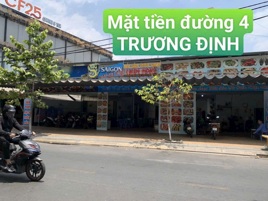 Bán lô đất Mặt Tiền Trương Định, vị trí siêu đẹp, 5m x 20m giá đầu tư