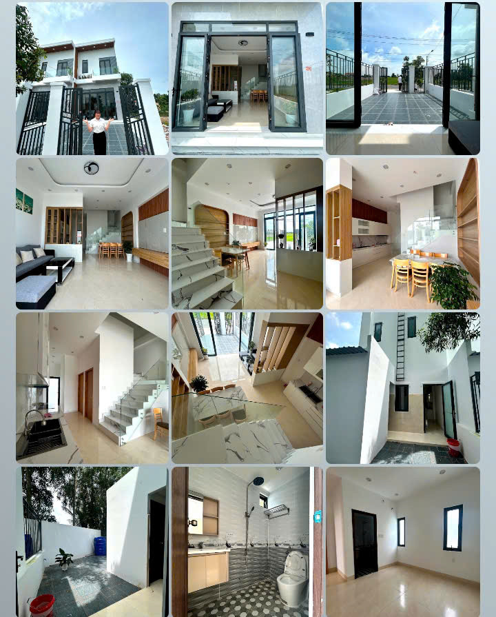Bán NHÀ HOÀN CÔNG NHÀ MỚI ĐẸP XINH sau lưng UBND và Chợ Cần Đước