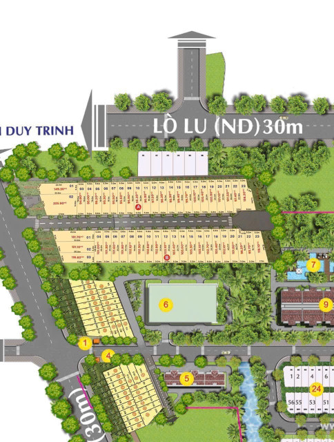 Bán đất 1 xẹt Trường Lưu Long Trường Q.9 103.1m² ngang 5m