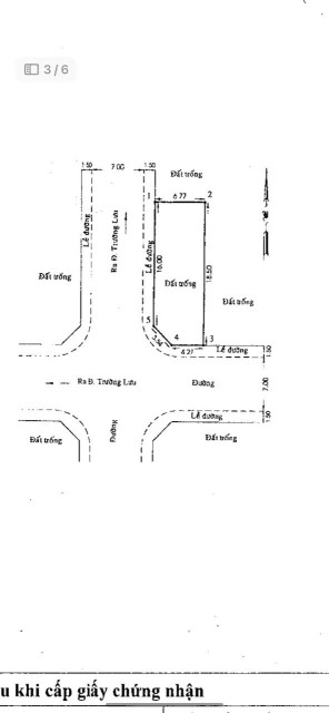 Bán lô góc 2mt siu đẹp. Kdc Centana Điền phúc Thành . đường trường Lưu. 7 x16