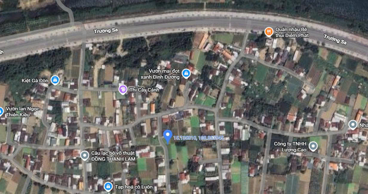 Đất Full Thổ Cư Cách Đường Trường Sa 200 Mét.