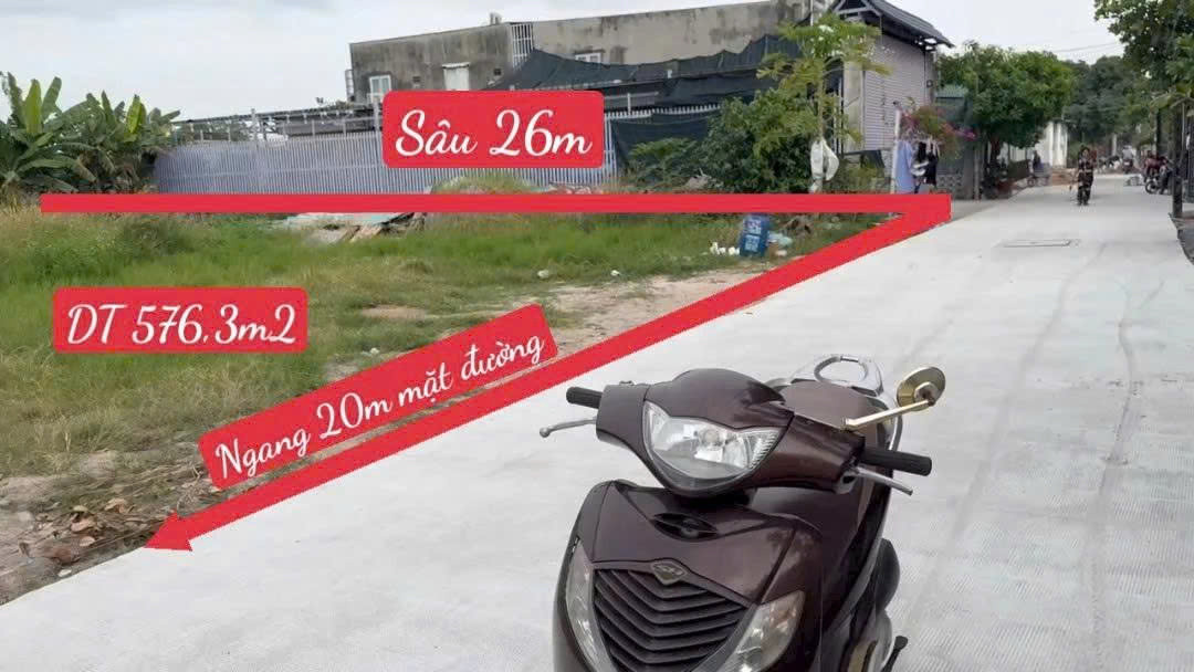 BÁN 567,3m² ĐẤT ĐẸP – ĐƯỜNG TRƯƠNG THỊ NHƯ, XUÂN THỚI SƠN, HÓC MÔN