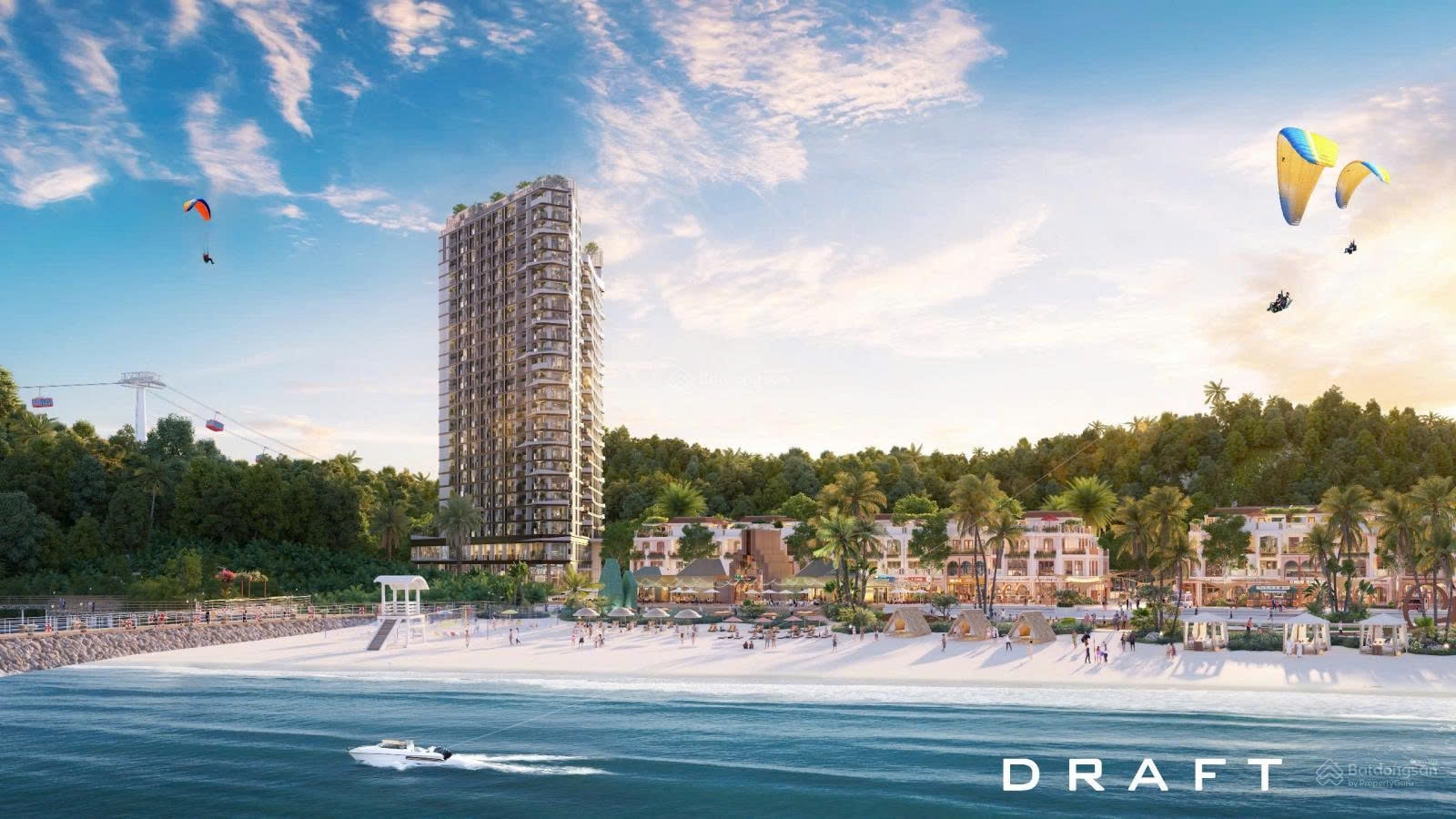 Dự án XANH IS LAND vịnh trung tâm Cát Bà do Sun Group làm chủ đầu tư .