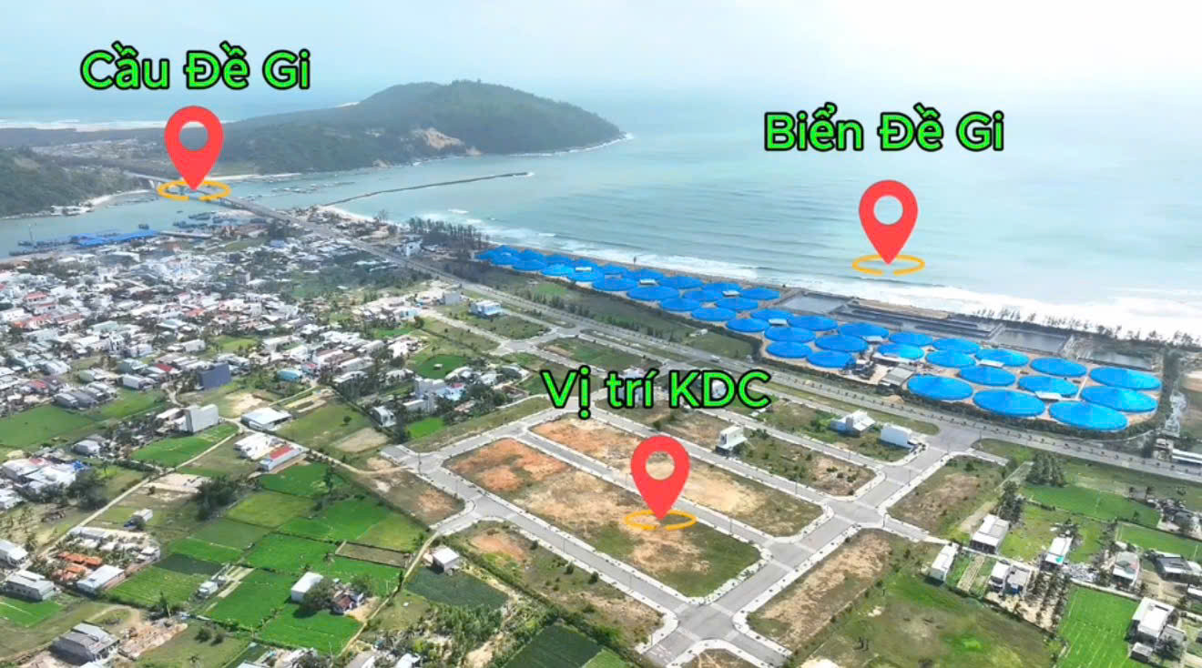 Sang phiếu 5 lô đất biển khu Đề Gi diện tích 200m2 giá sang chỉ từ 1 tỷ 280