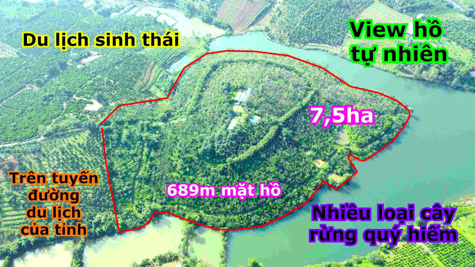 Nguyên quả đảo hình trái tim, nguy cơ du lịch tại phường Gia Nghĩa tỉnh Lâm Đồng