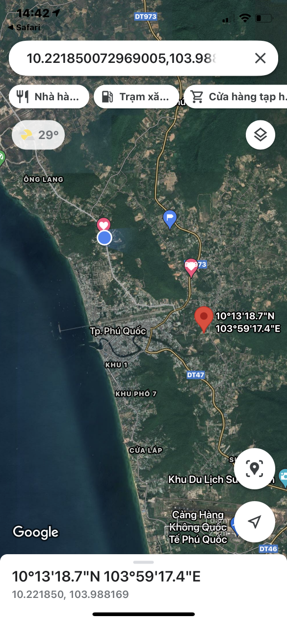 Bán bán  đất nông nghiệp 108m² , giá 1.3 tỷ tại đường Tuyến Tránh, Thị trấn Dương Đông, Thành phố Phú Quốc, Kiên Giang