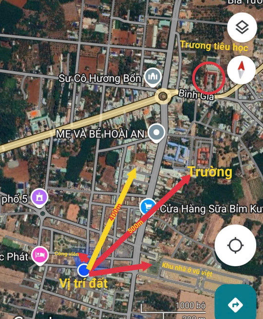 Bán Lô Đất Tái Định Cư phường hắc dịch - tp phú mỹ