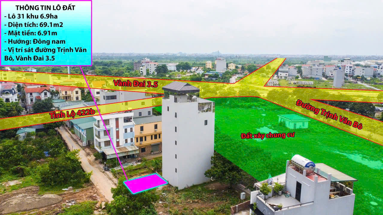 BÁN LÔ ĐẤT DỊCH VỤ KHU VÂN CANH – HOÀI ĐỨC, VỊ TRÍ ĐẸP NGAY TRUNG TÂM