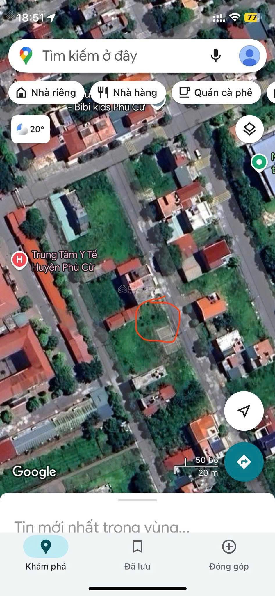Bán lô đất Biệt Thự trung tâm huyện tại Thị trấn Trần Cao, 3.1 tỷ, 100m2, pháp lý,sẵn sổ đỏ đầy đủ