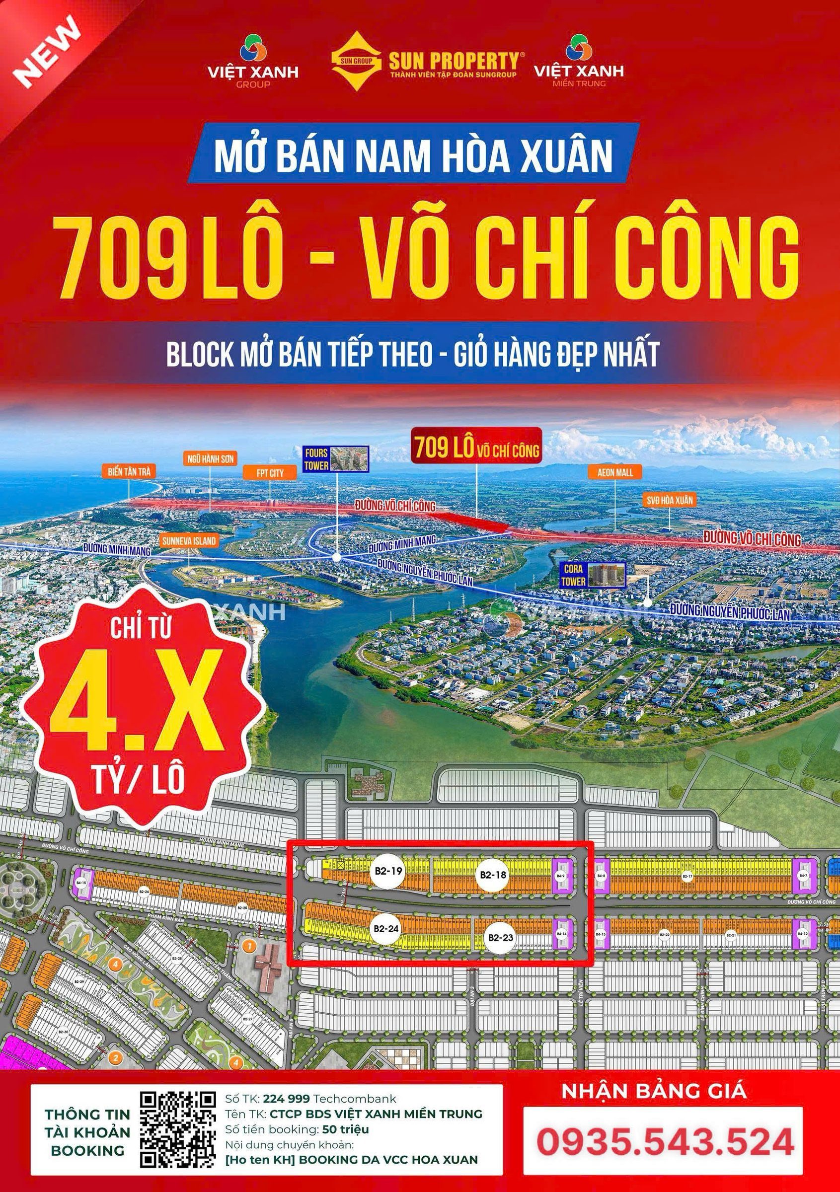 GIỎ HÀNG HIẾM NHẤT DỰ ÁN CHÍNH THỨC RA MẮT 
MỞ BÁN NAM HÒA XUÂN – 709 LÔ VÕ CHÍ CÔNG, BLOCK ĐẸP NHẤT ĐÃ LỘ DIỆN