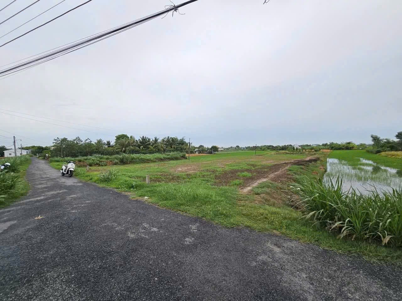 Đất nền Mặt Tiền Nhựa Bà Lễ, Long Hoa TP Gò Công. 200m² có 100 thổ cách Võ Duy Linh 150m