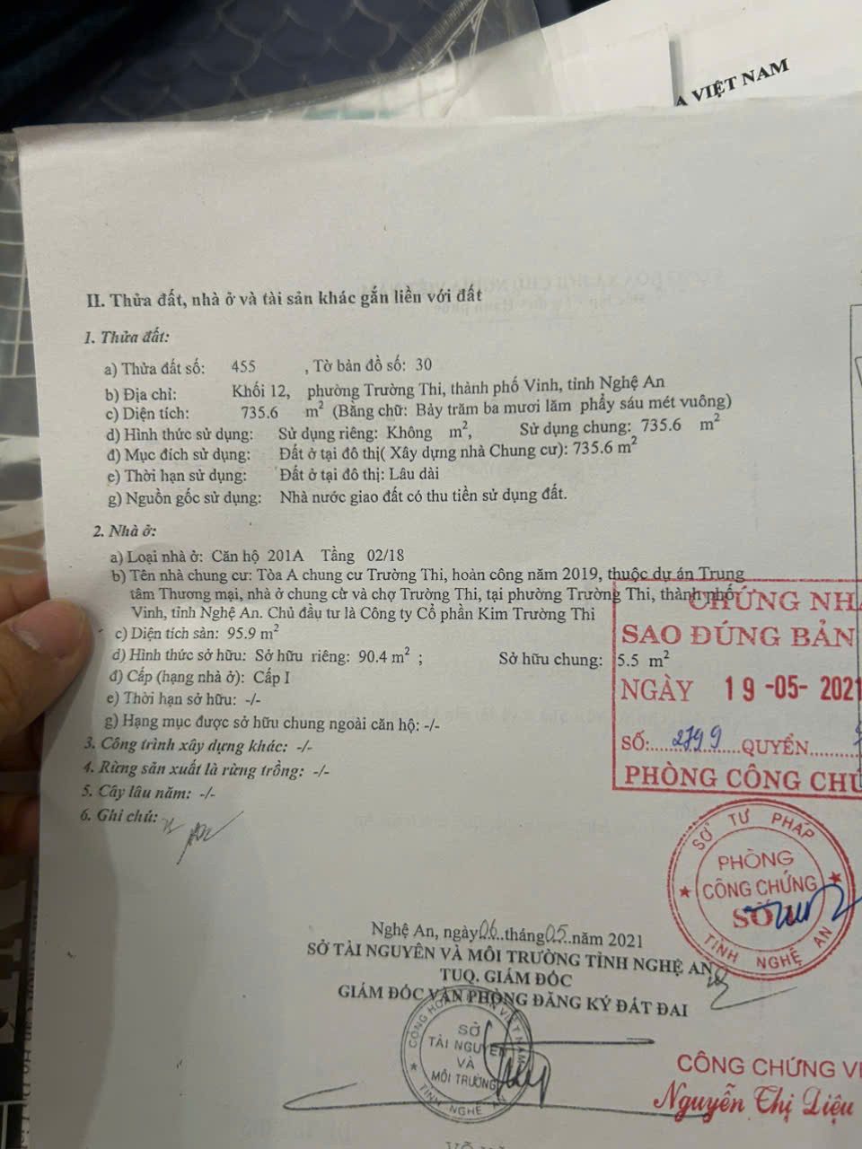 Bán Chung Cư Kim Trường Thi - 58 Võ Thị Sáu Thành Phố Vinh