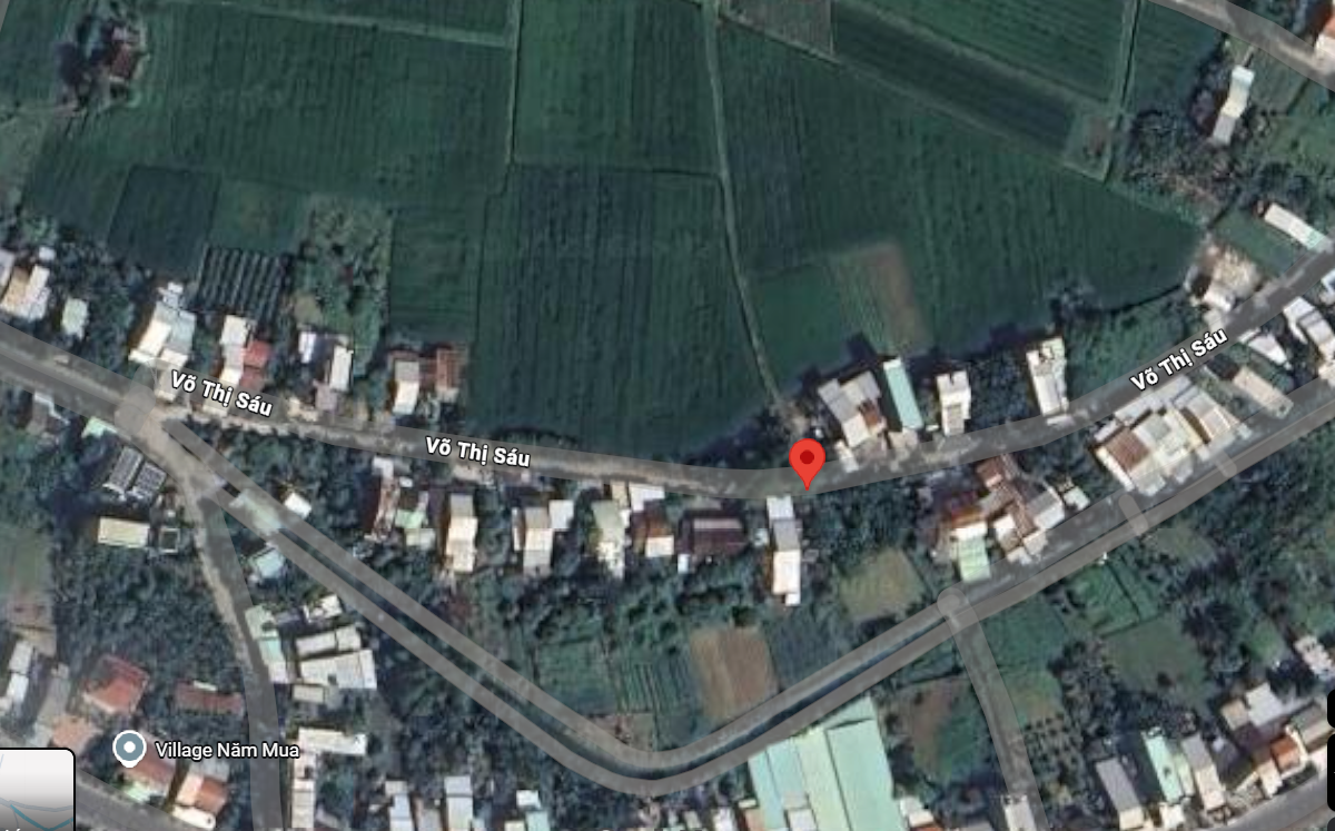 600M2 MẶT TIỀN ĐƯỜNG VÕ THỊ SÁU, BÊ TÔNG 4M, KHỐI PHỐ MỸ XUYÊN, NAM PHƯỚC, DUY XUYÊN
