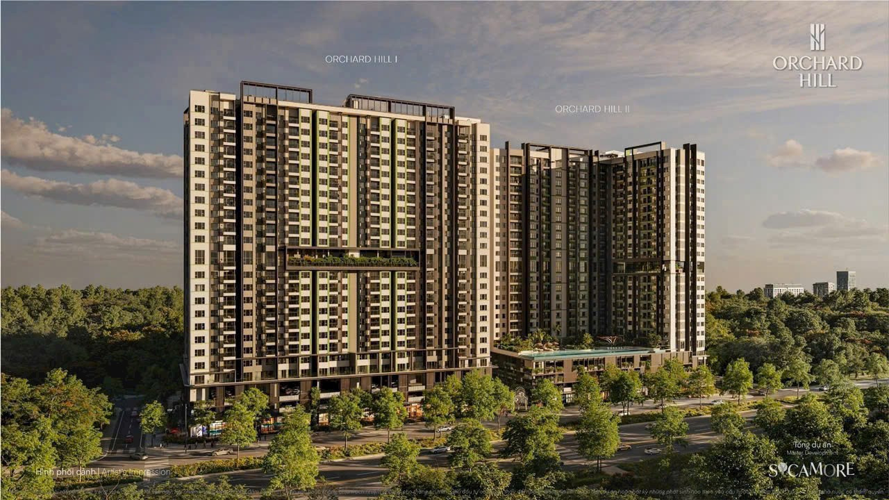 Bán căn hộ orchard hill thành phố mới bình dương, giá 48trm, cđt capitaland uy tín, nhà đẹp