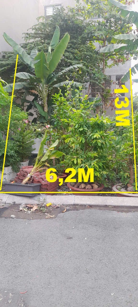 Bán đất Vườn Lài An Phú Đông 80m2 ngang 6.2m đường ô tô 7m, sổ hồng riêng giá 5.9 tỷ TL