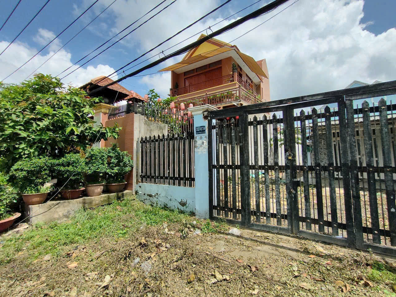 283m2 đất ( có 191m2 thổ cư) mặt tiền đường Vườn Thơm, xã Bình Lợi, Bình Chánh giá 6,7 tỷ