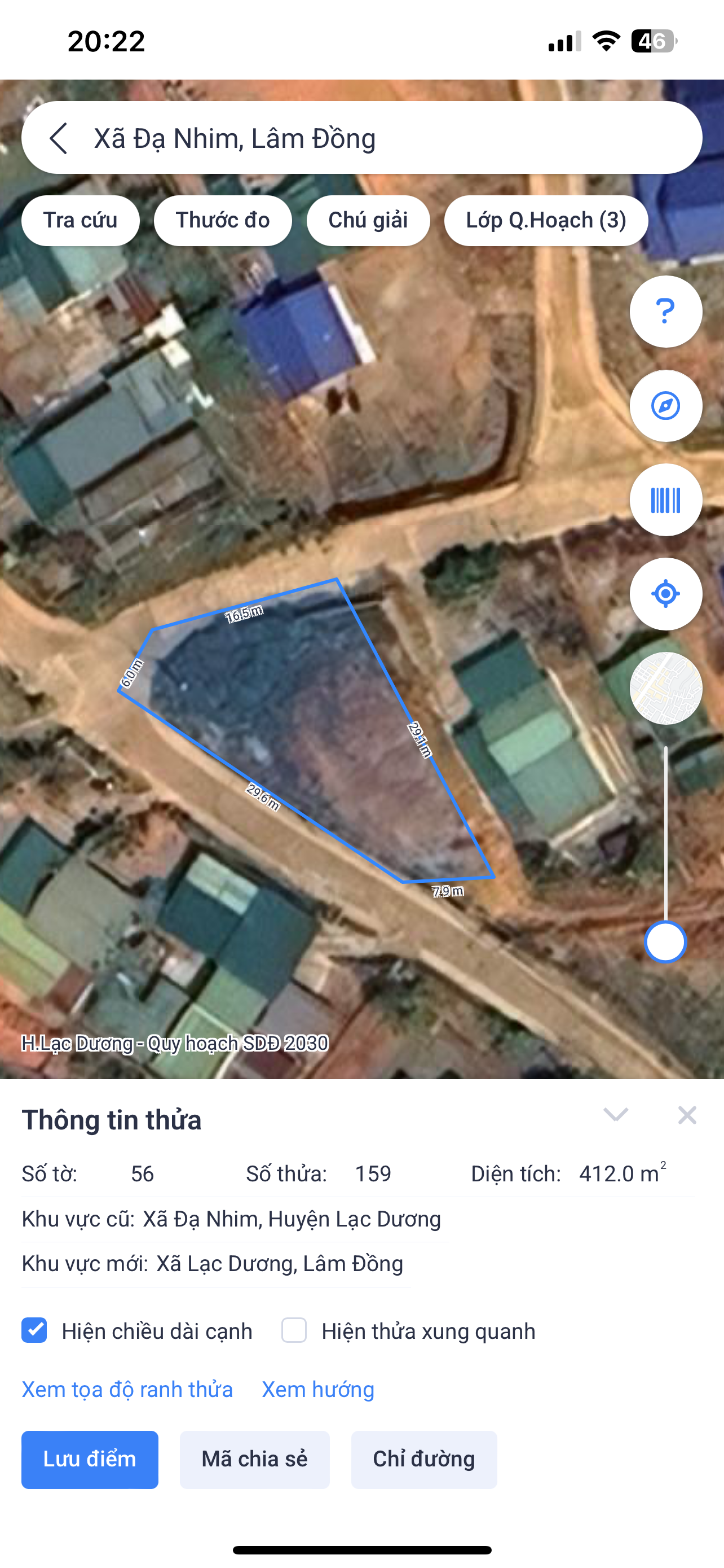 Bán lô gốc full thổ, view đẹp. Kdc đa nhim dân đông,