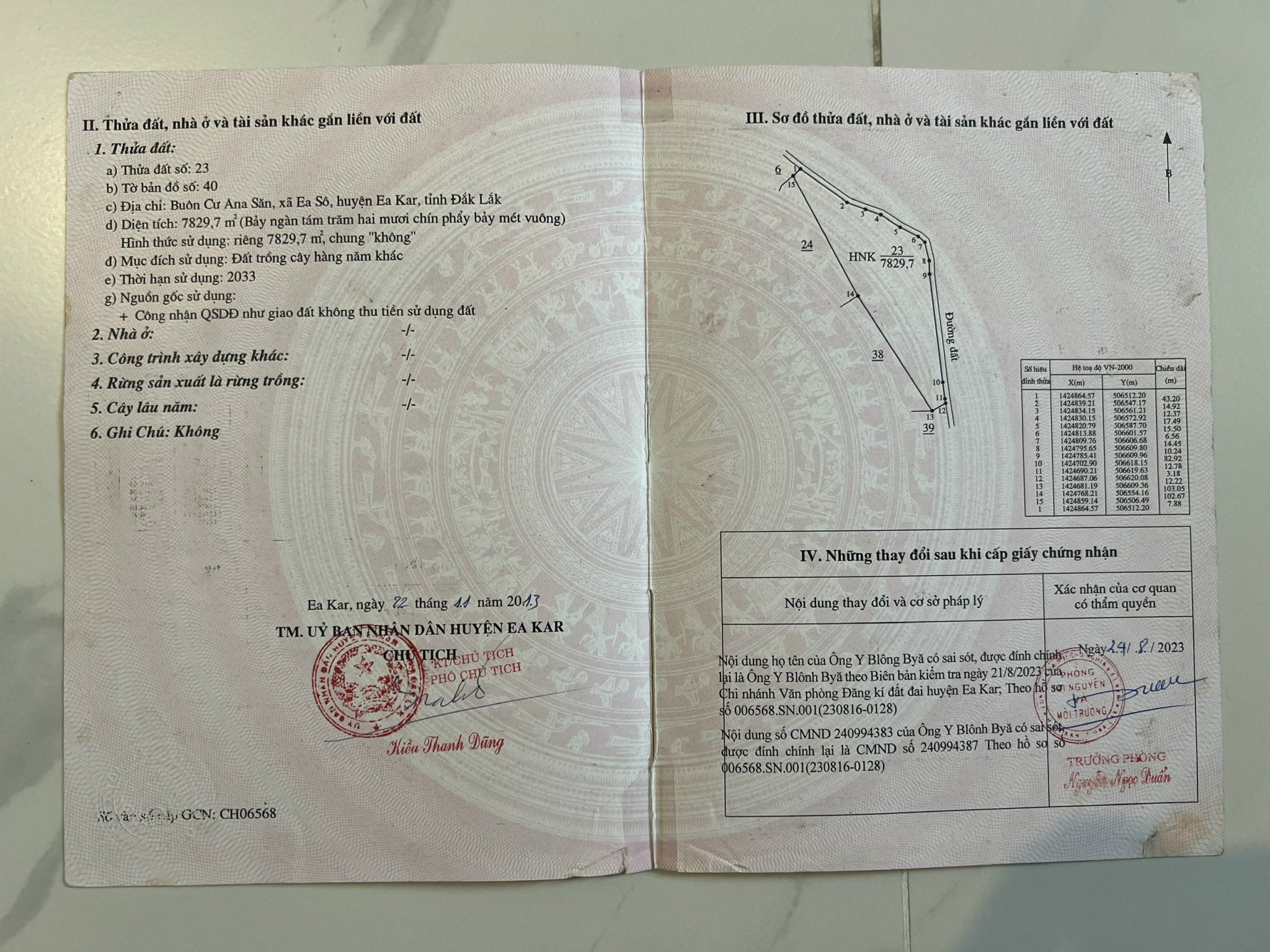 Bán Đất Mặt Đường Liên Xã
