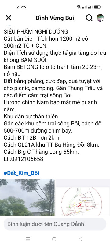 Cần bán lô đất .giá alo số 0973073682