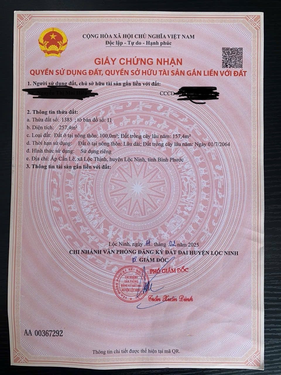 Bán đất vị trí tiềm năng – phù hợp đầu tư lâu dài.