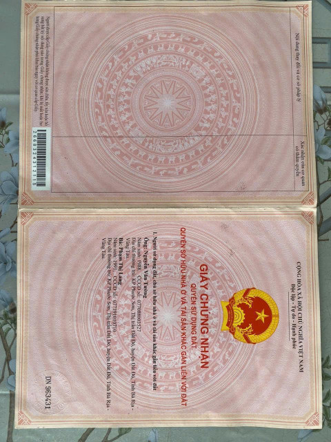 CHÍNH CHỦ CẦN BÁN ĐẤT Tại Xã Phước Long Thọ, Huyện Đất Đỏ, Tỉnh Bà Rịa - Vũng Tàu.