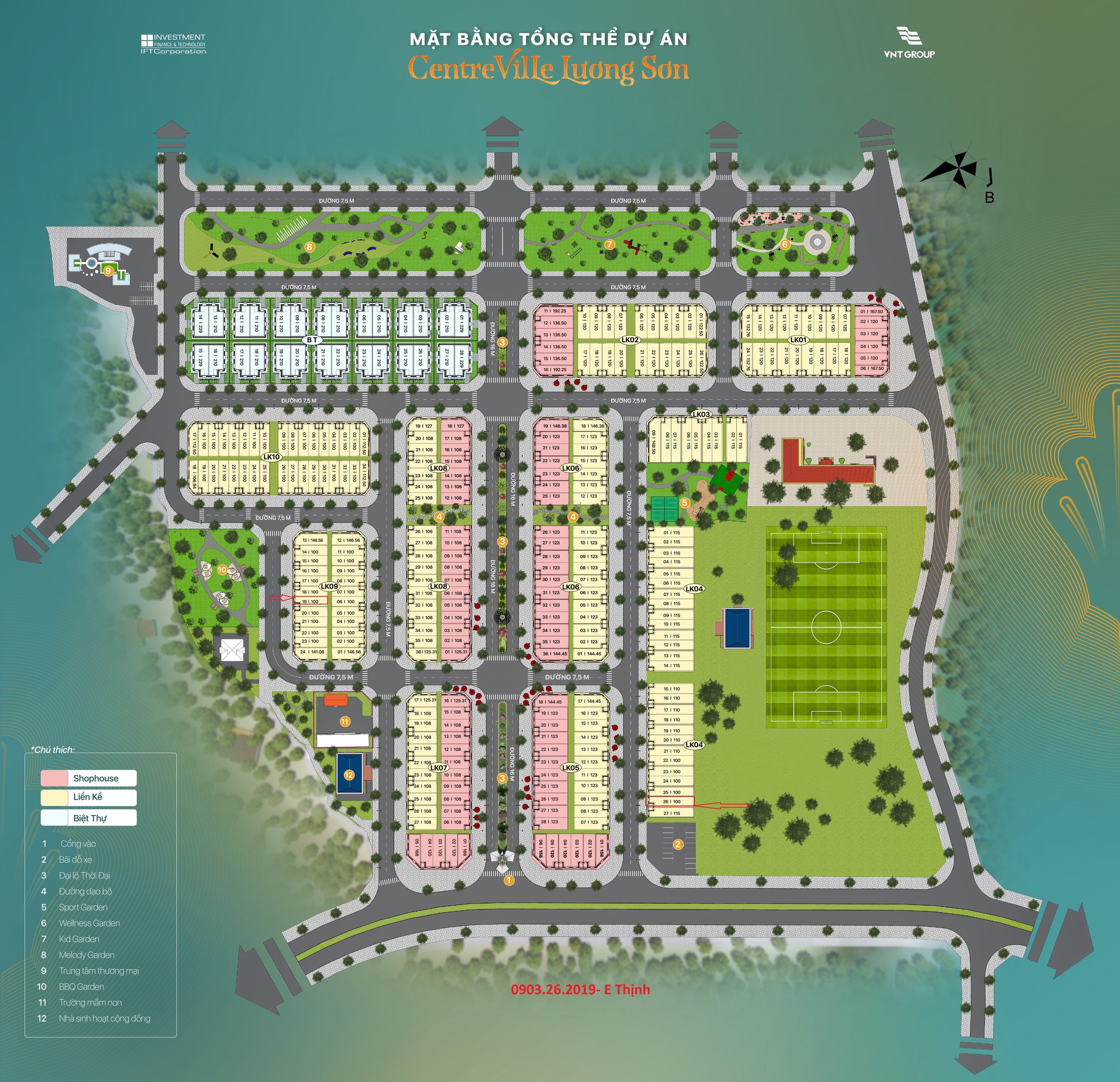 Đất nền biệt thự Centreville Lương Sơn cực rẻ cực VIP