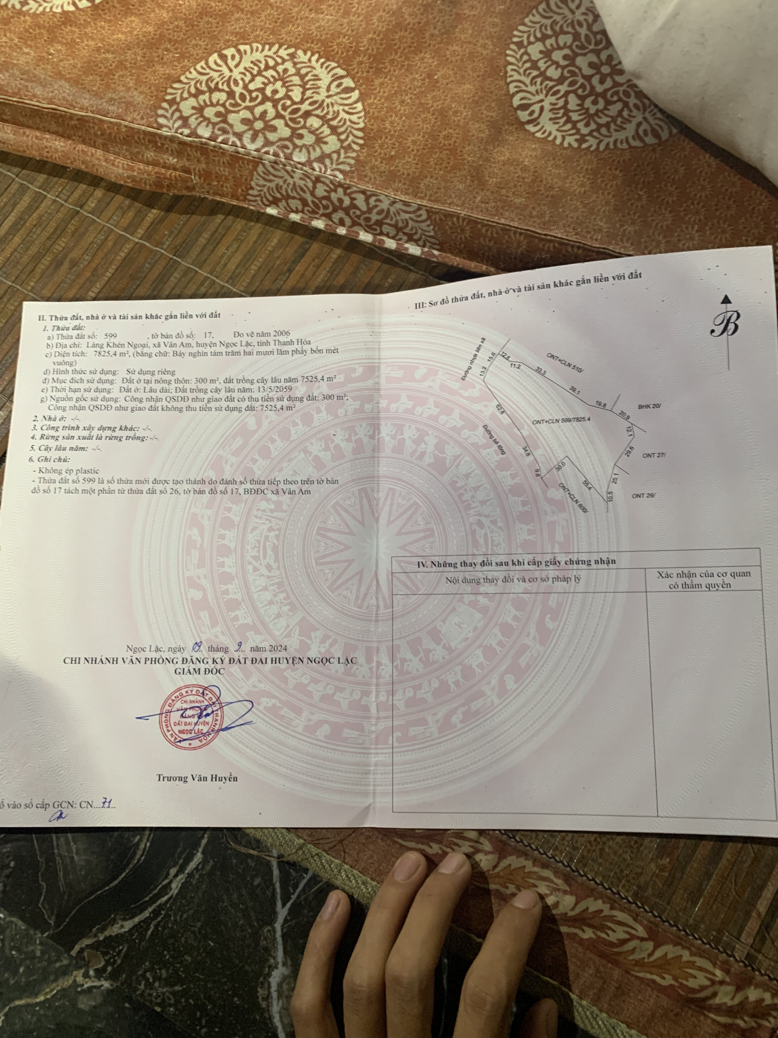 Đất nhà ở 100m