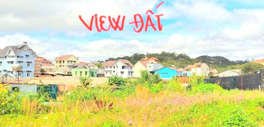 Bán đất view đẹp góc 2 mặt tiền khu dân cư trung tâm Đà Lạt, gần chợ số 6