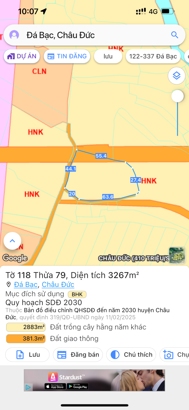 Đất xào giá rẽ