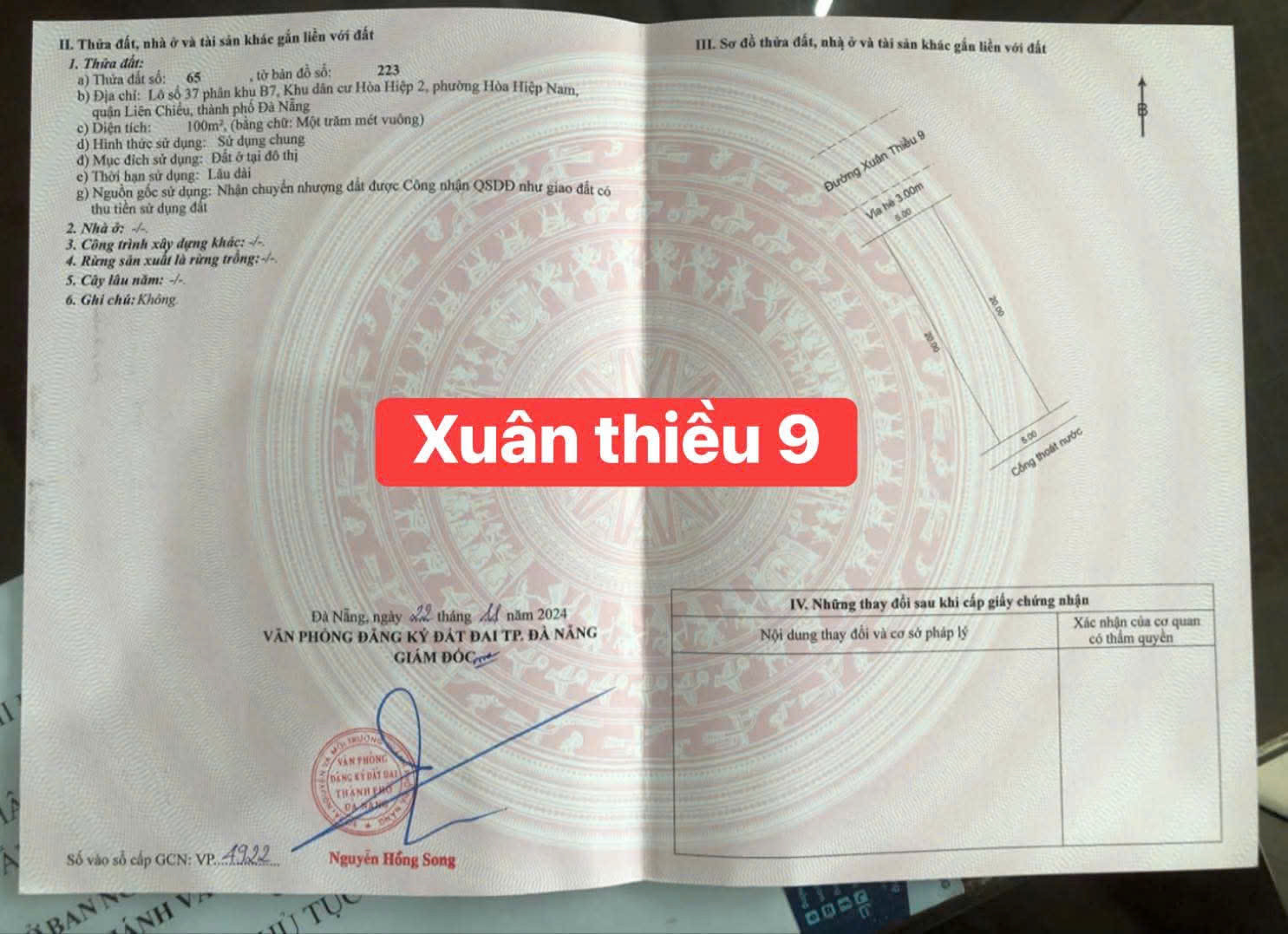 ĐẤT XUÂN THIỀU 9 📌📌📌LÀM VIỆC GIÁ TỐT