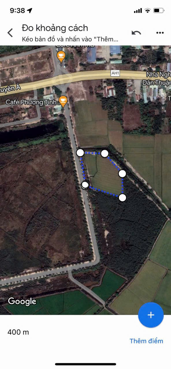 Bán đất 10738m² ngang 100m giá 16 tỷ Xã Bến Cầu