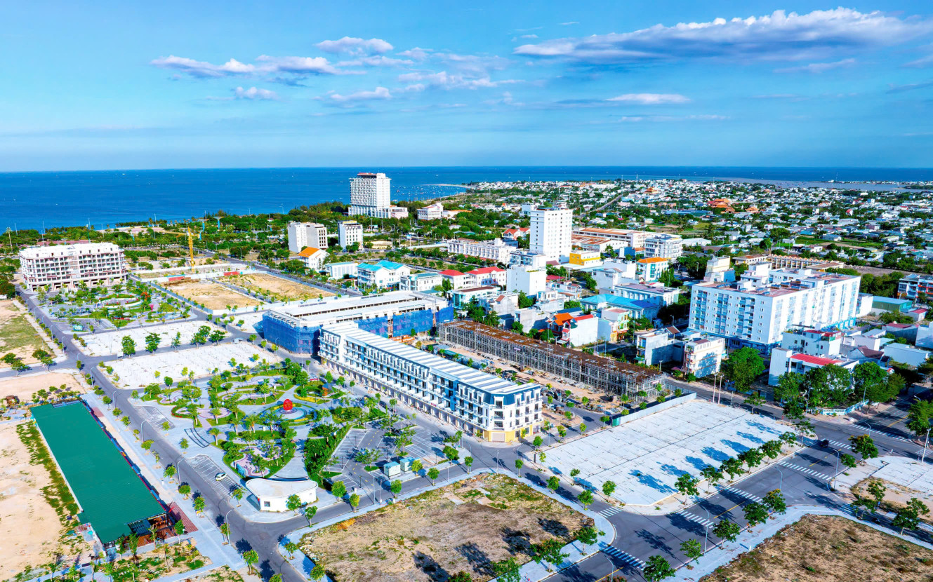 Shophouse MẶT TIỀN BÙI THỊ XUÂN – KĐT Biển Bình Sơn Ocean Park – Trung Tâm TP. PHAN RANG