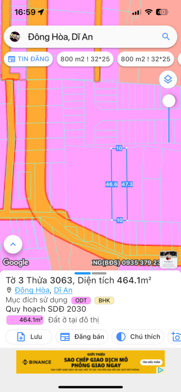 🌟 BÁN ĐẤT ĐẸP - VỊ TRÍ VÀNG TẠI ĐÔNG HOÀ, DĨ AN 🌟