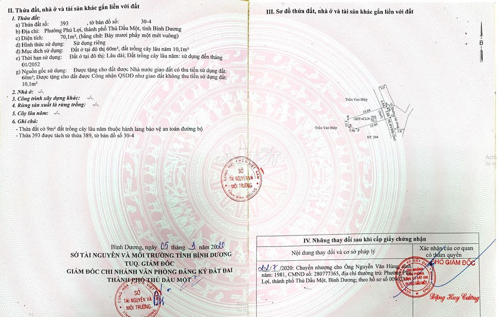 Bán Nhà 2 tầng hẻm Lê Hồng Phong, trung tâm Phú Lợi, Thủ Dầu Một, BD