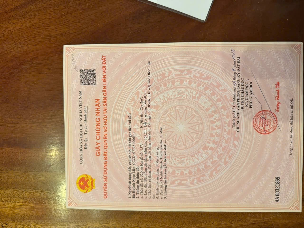 HOT HOT HOT CHÍNH CHỦ Cần Bán Đất Tại Xã Nghĩa Thành, Huyện Châu Đức, Bà Rịa - Vũng Tàu .